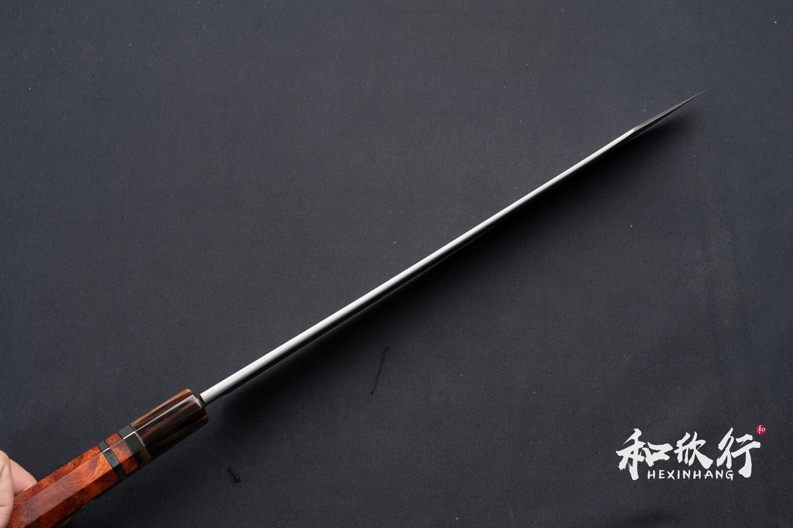 二唐刃物鍛造所 青二鋼 扭紋 劍